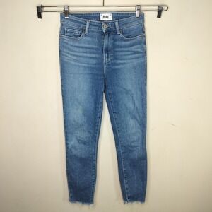 Paige Jeans Hoxton Crop Jeans Fray Hem